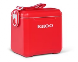 HIELERA 11QT ROJO TAG A LONG CON CORREA IGLOO